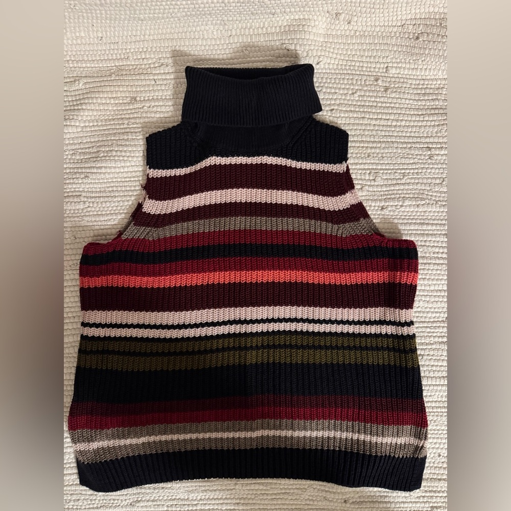 Abercrombie and Fitch colorful multicolor sweater pullover tank